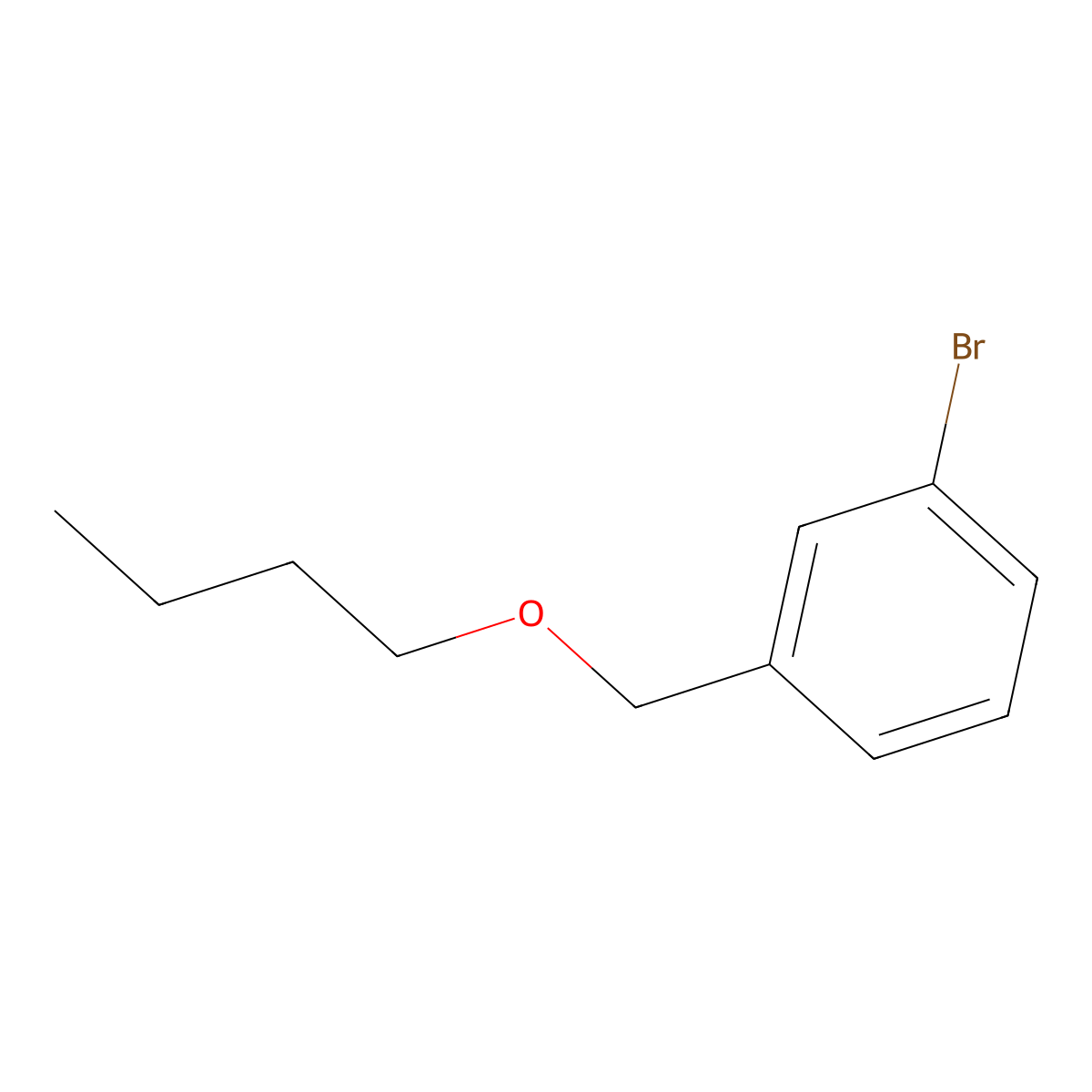 1-Bromo-3-(butoxymethyl)benzene molecular structure, CAS 1249778-78-6