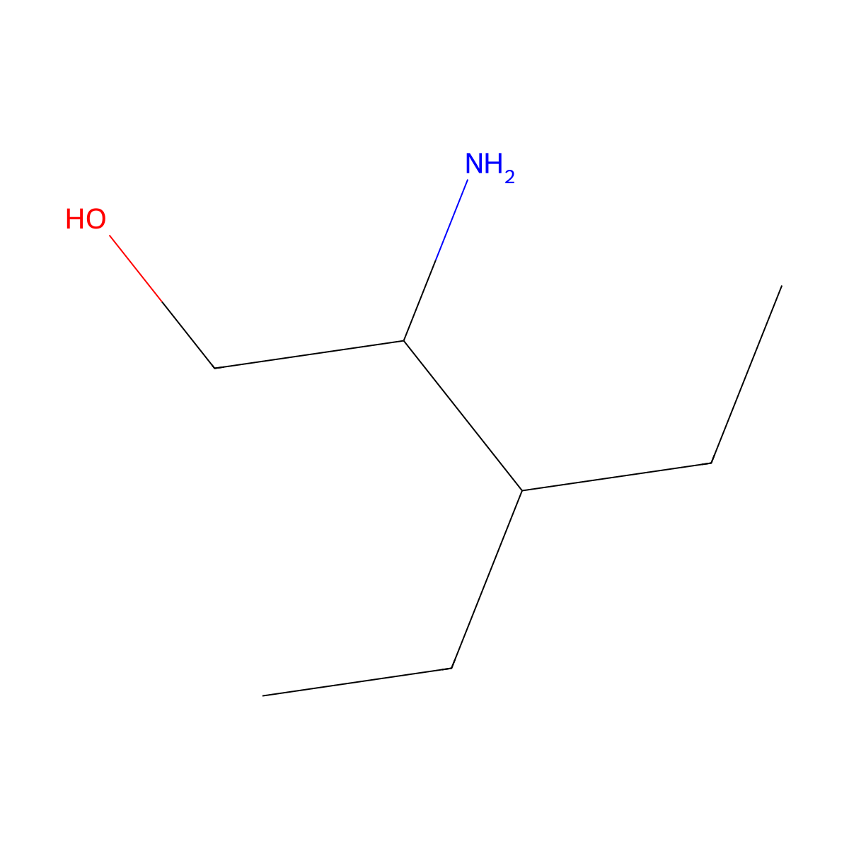 2-Amino-3-ethylpentan-1-ol molecular structure, CAS 1249782-91-9