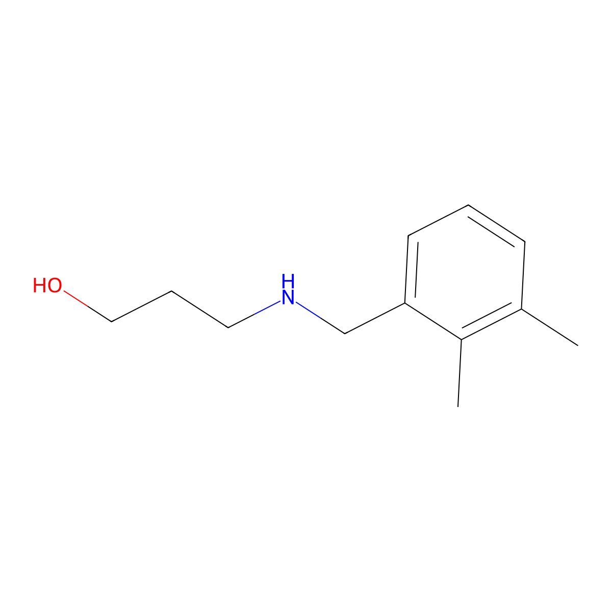 3-{[(2,3-Dimethylphenyl)methyl]amino}propan-1-ol molecular structure, CAS 1249789-73-8
