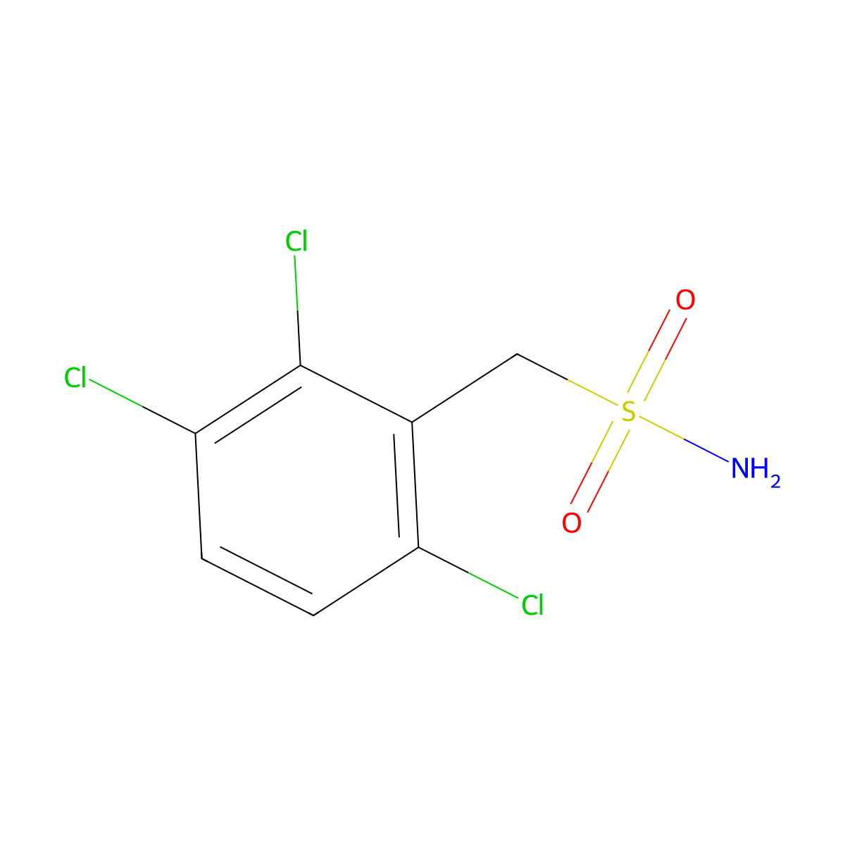 (2,3,6-Trichlorophenyl)methanesulfonamide molecular structure, CAS 1249797-67-8