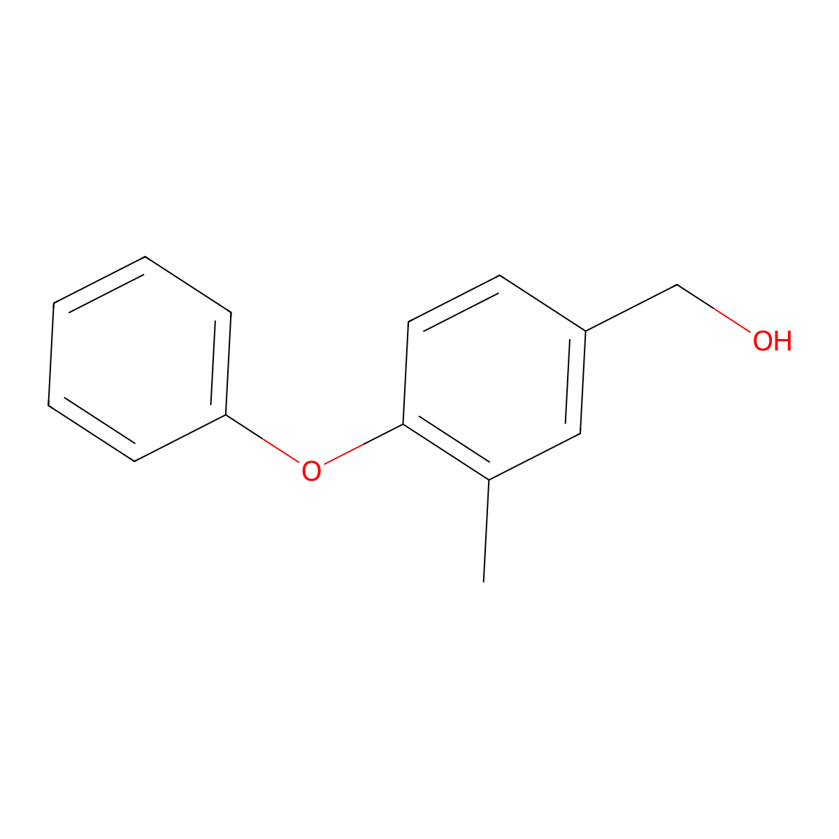 (3-Methyl-4-phenoxyphenyl)methanol molecular structure, CAS 1249825-00-0