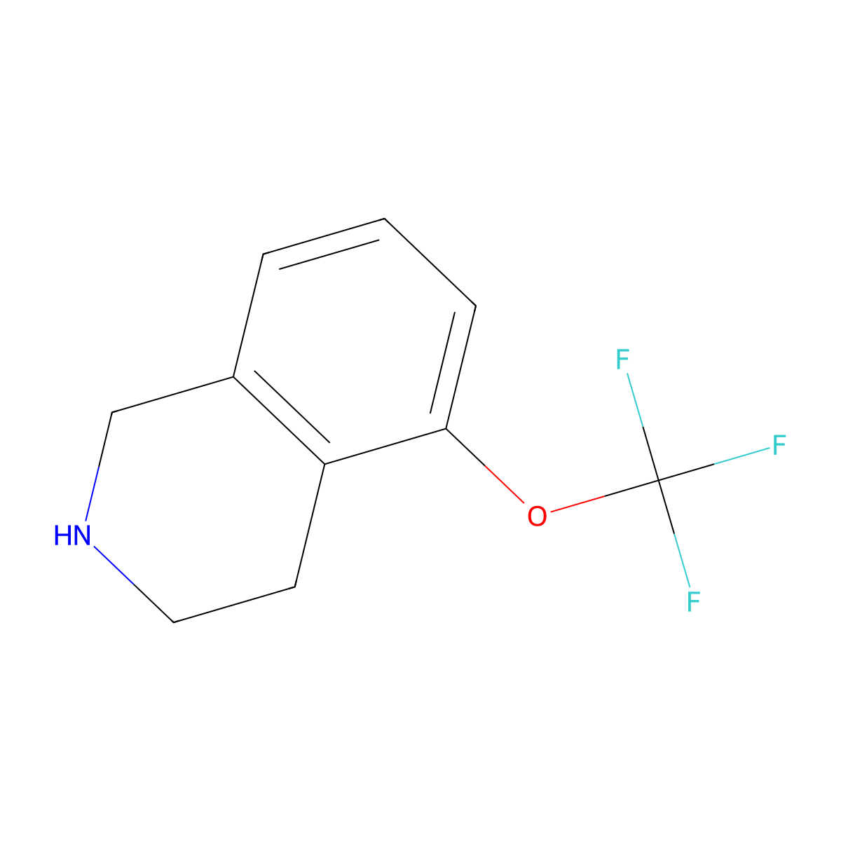 5-(Trifluoromethoxy)-1,2,3,4-tetrahydroisoquinoline molecular structure, CAS 1249825-30-6