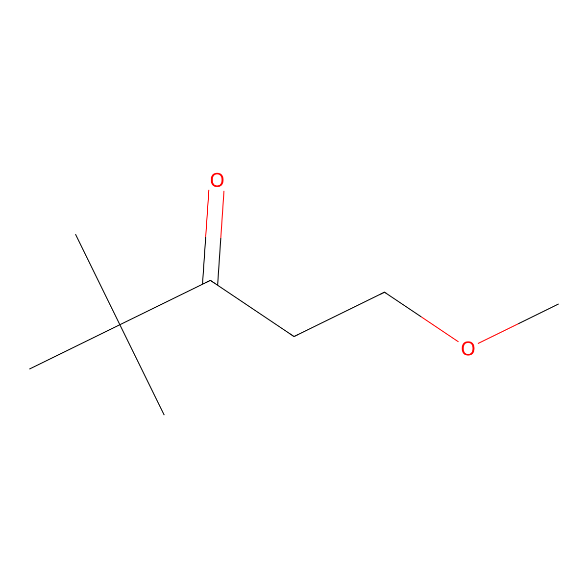 1-Methoxy-4,4-dimethylpentan-3-one molecular structure, CAS 1249862-83-6