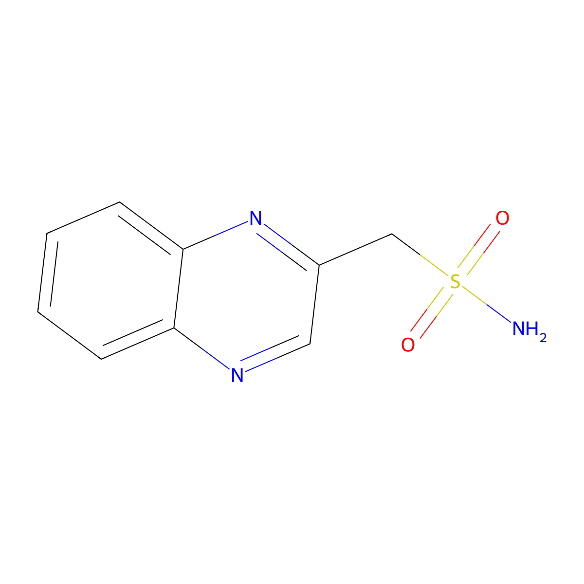 (Quinoxalin-2-yl)methanesulfonamide molecular structure, CAS 1249867-69-3