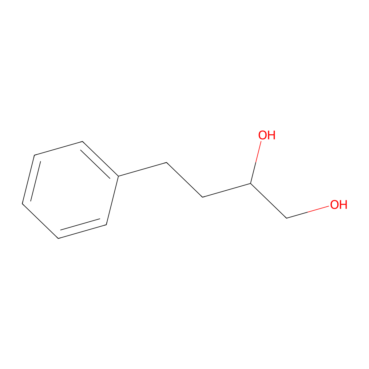 (s)-4-Phenylbutane-1,2-diol molecular structure, CAS 124988-64-3