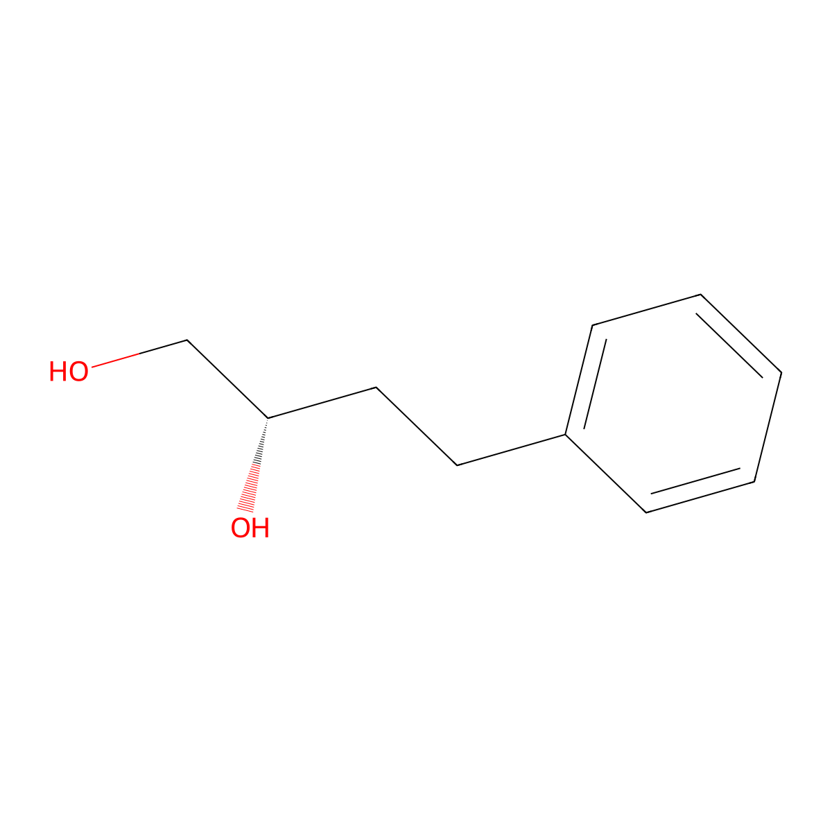 (s)-4-Phenylbutane-1,2-diol molecular structure, CAS 124988-64-3
