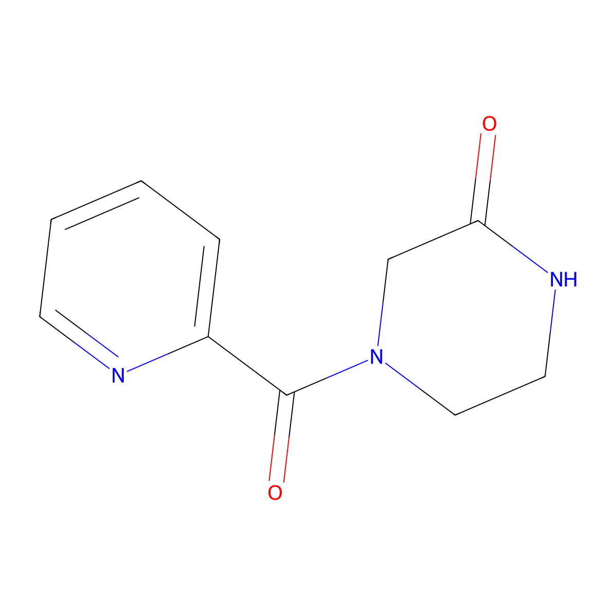 4-(Pyridine-2-carbonyl)piperazin-2-one molecular structure, CAS 1249914-36-0