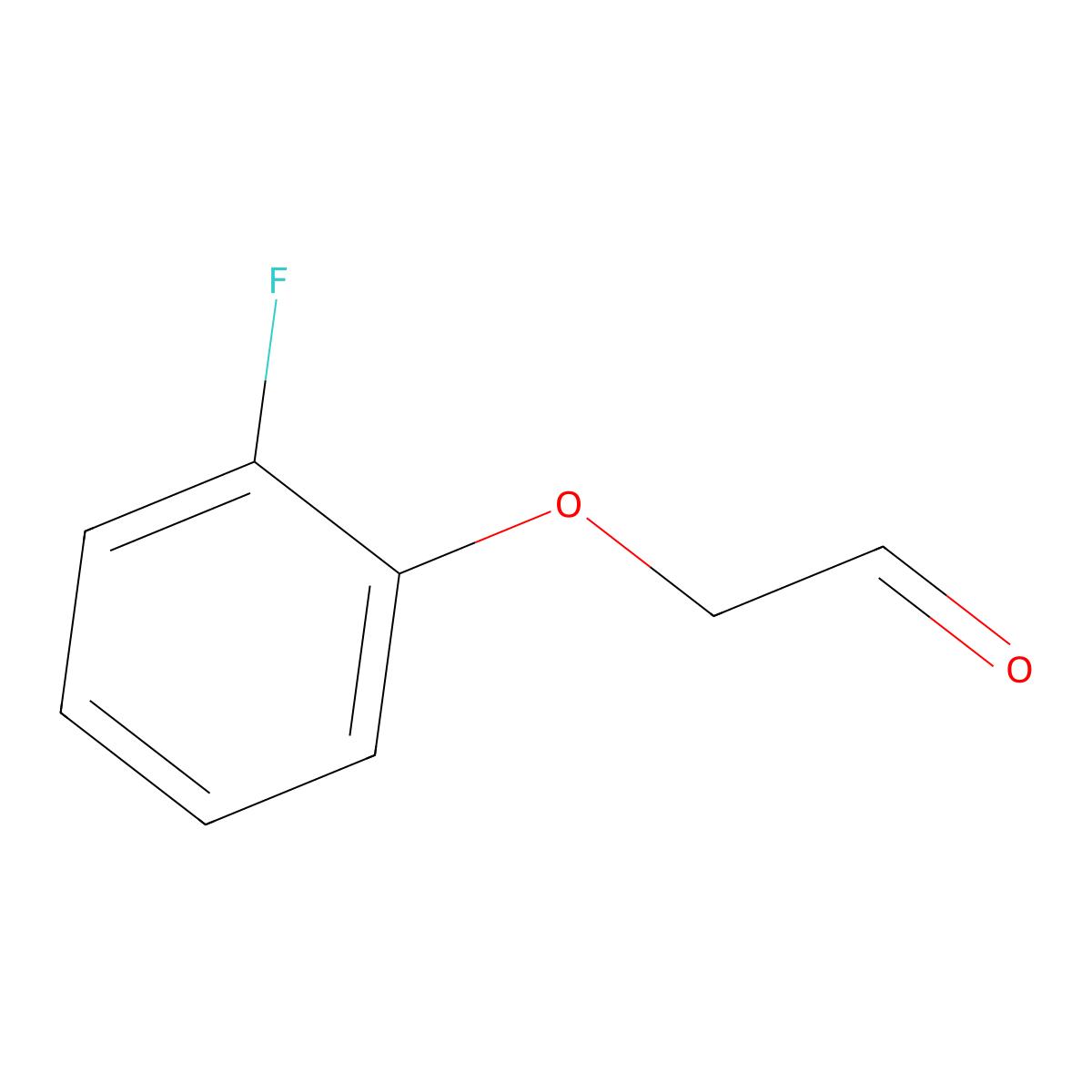 2-(2-Fluorophenoxy)acetaldehyde molecular structure, CAS 1249939-30-7