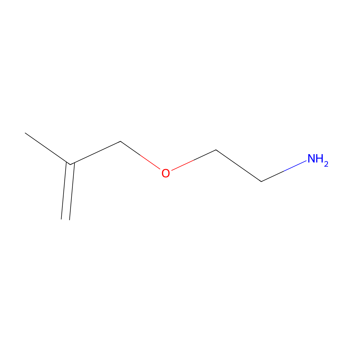 2-[(2-Methylprop-2-en-1-yl)oxy]ethan-1-amine molecular structure, CAS 1249950-35-3