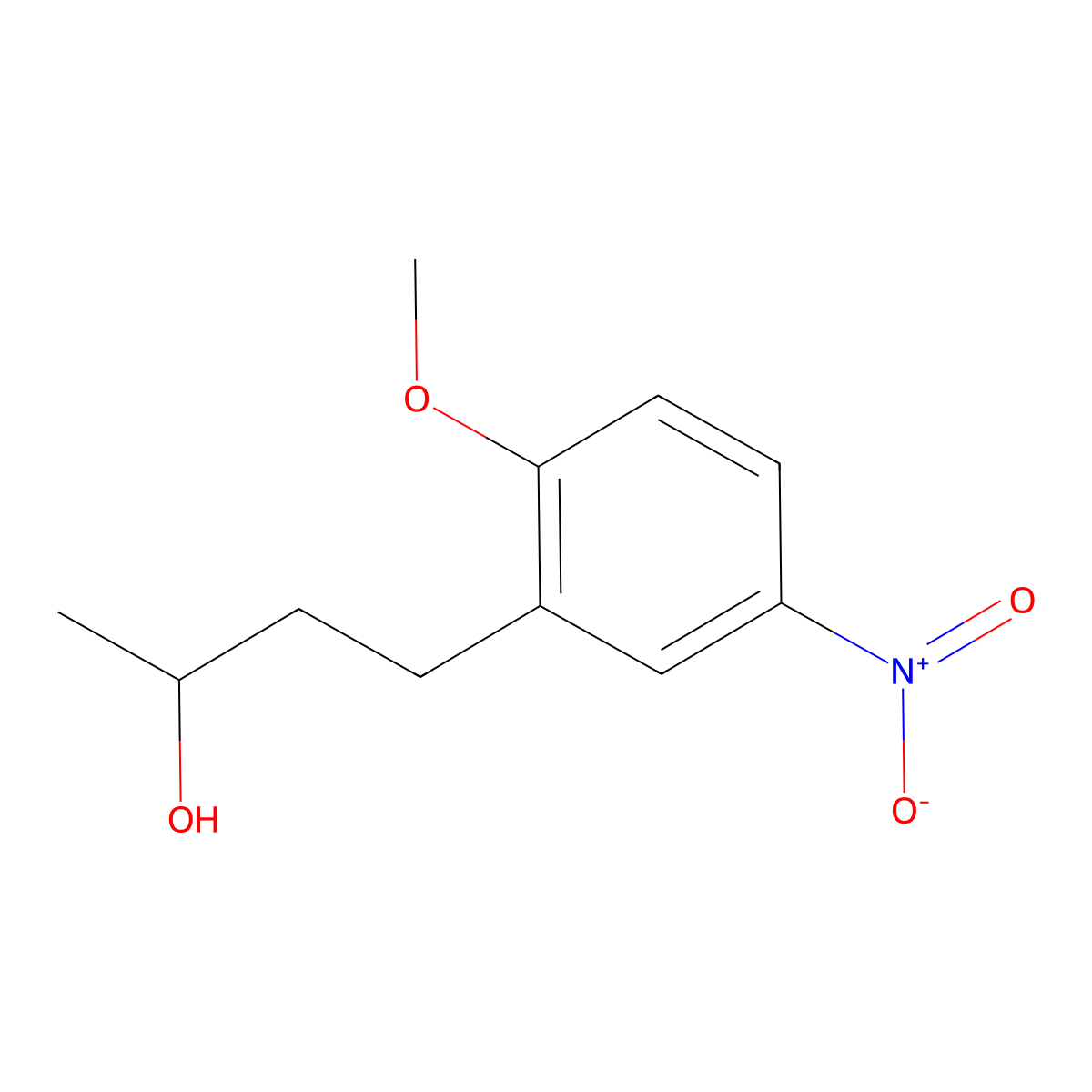 4-(2-Methoxy-5-nitrophenyl)butan-2-ol molecular structure, CAS 1249961-79-2