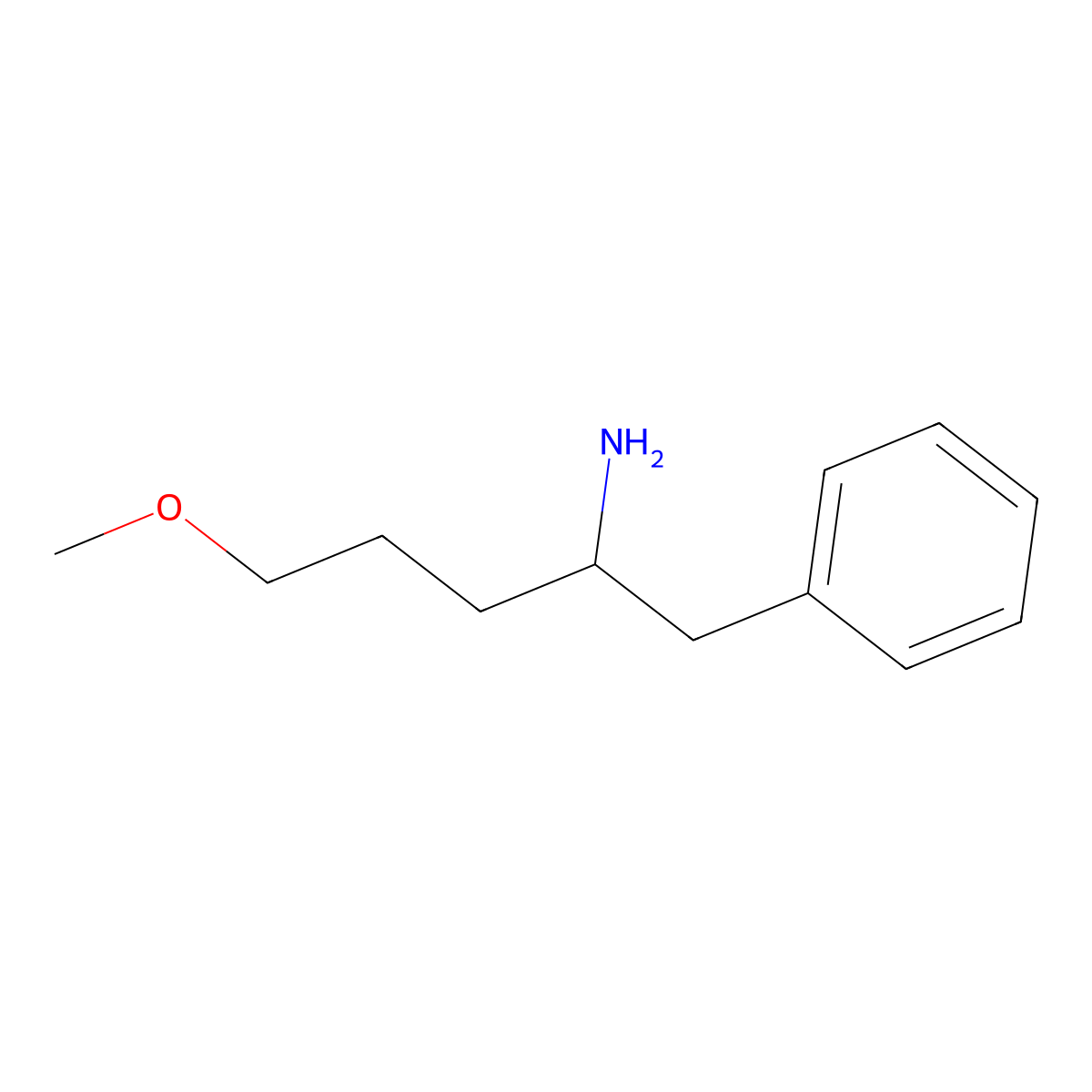 5-Methoxy-1-phenylpentan-2-amine molecular structure, CAS 1249980-06-0