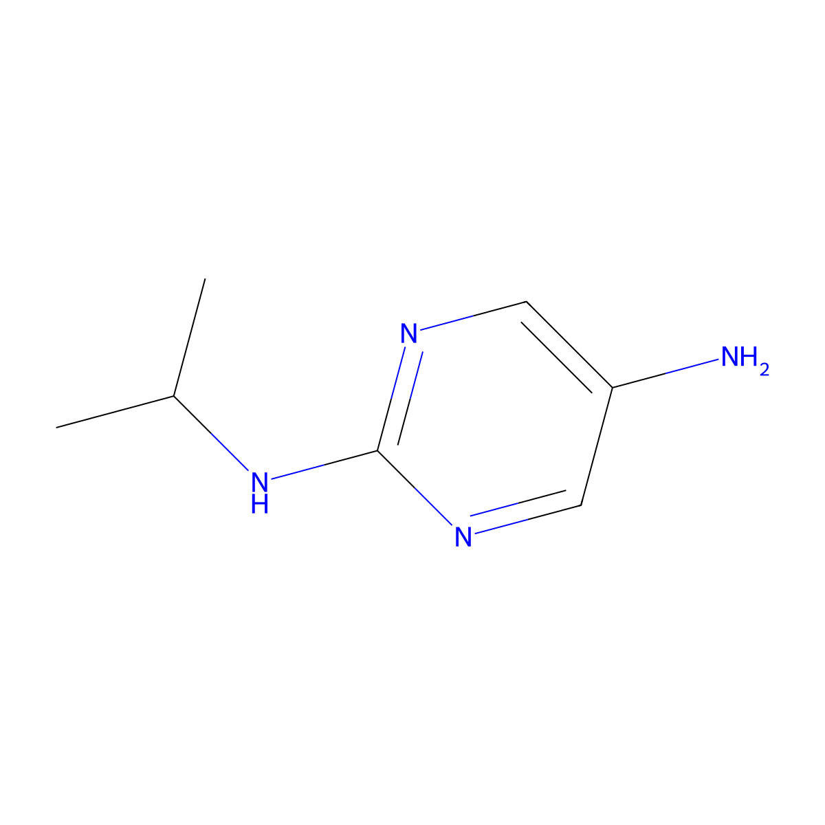 N2-Isopropylpyrimidine-2,5-diamine molecular structure, CAS 1249988-96-2