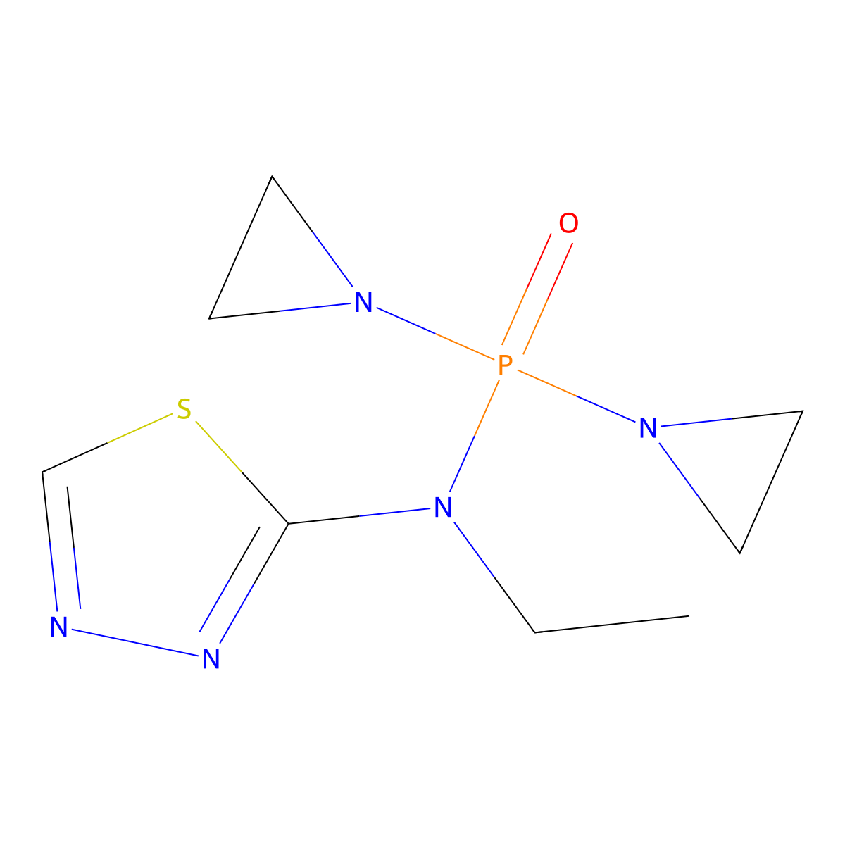 Azetepa molecular structure, CAS 125-45-1