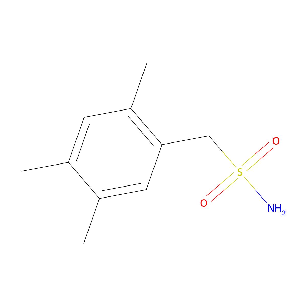(2,4,5-Trimethylphenyl)methanesulfonamide molecular structure, CAS 1250004-34-2