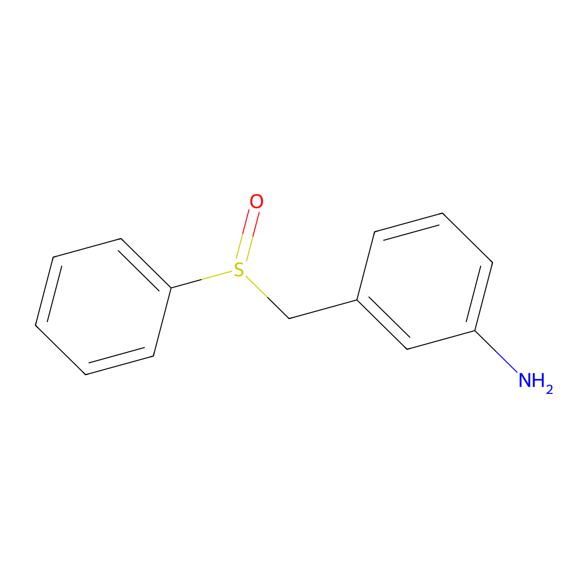 3-[(Benzenesulfinyl)methyl]aniline molecular structure, CAS 1250005-39-0