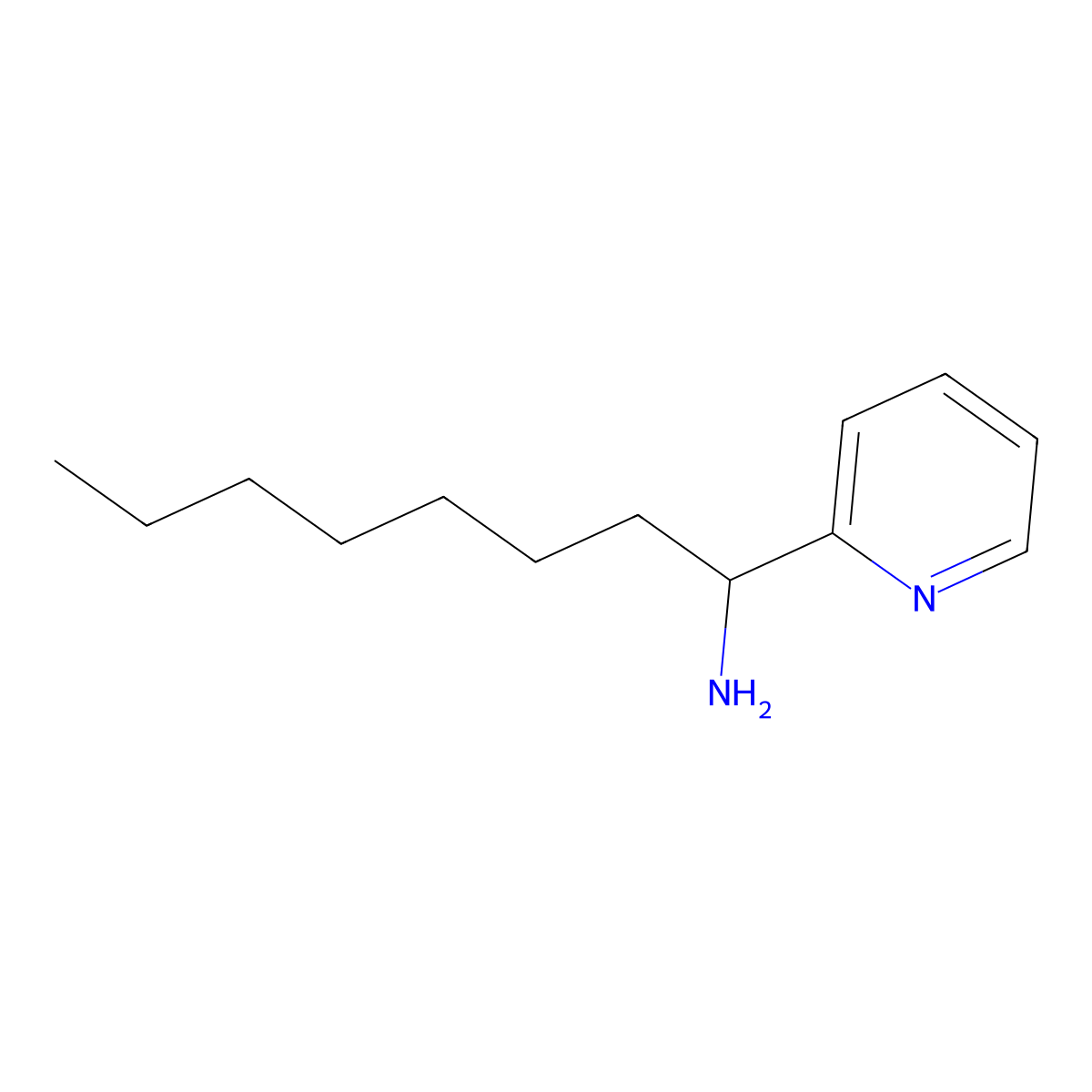 1-(Pyridin-2-YL)octan-1-amine molecular structure, CAS 1250009-82-5