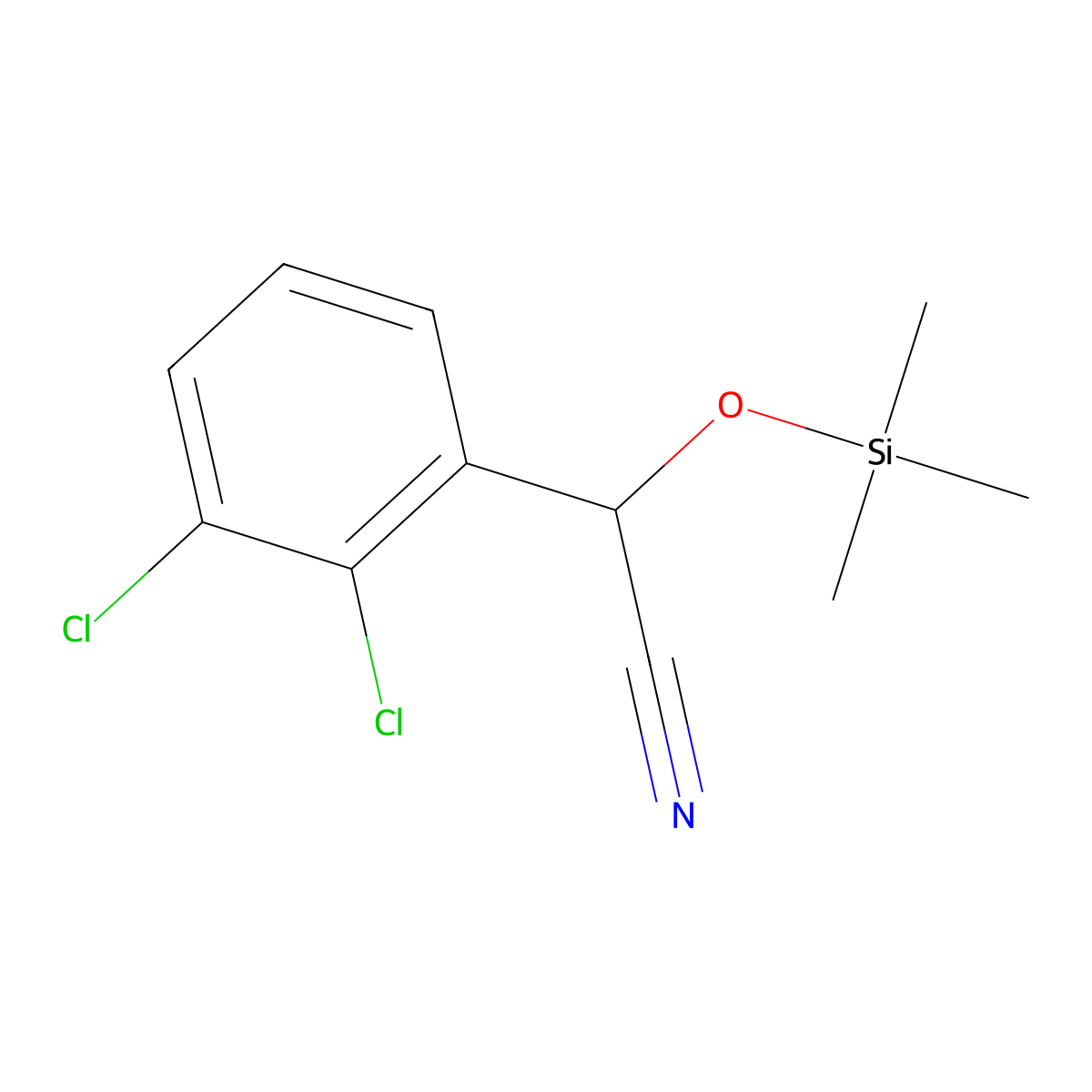 2-(2,3-Dichlorophenyl)-2-[(trimethylsilyl)oxy]acetonitrile molecular structure, CAS 1250020-47-3