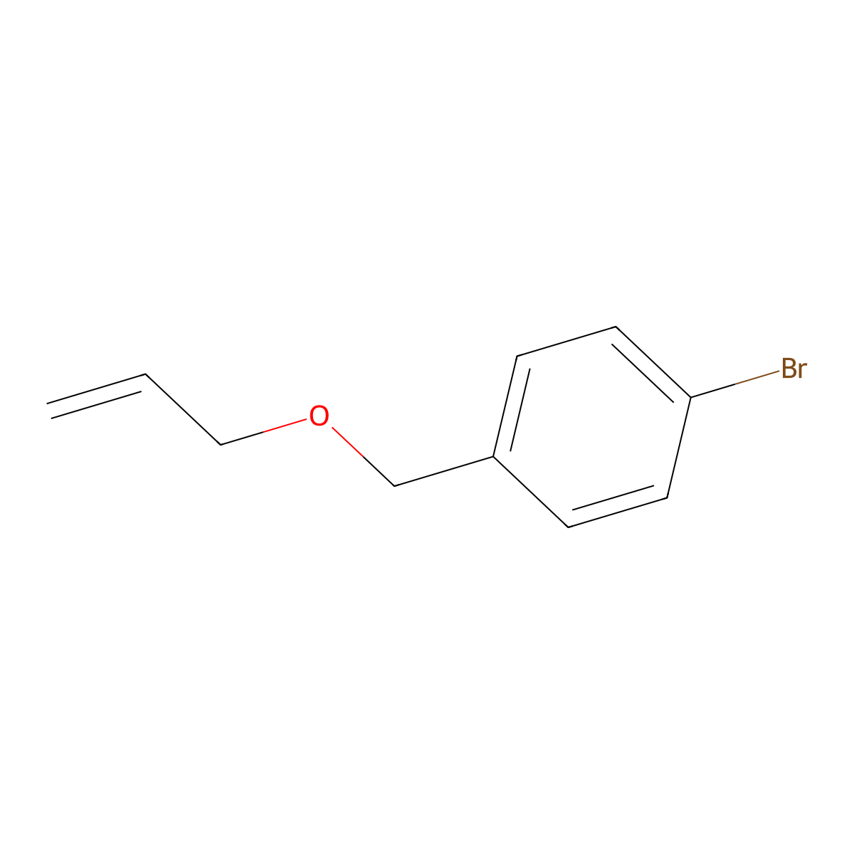 Allyl-(4-bromobenzyl)ether molecular structure, CAS 1250038-99-3