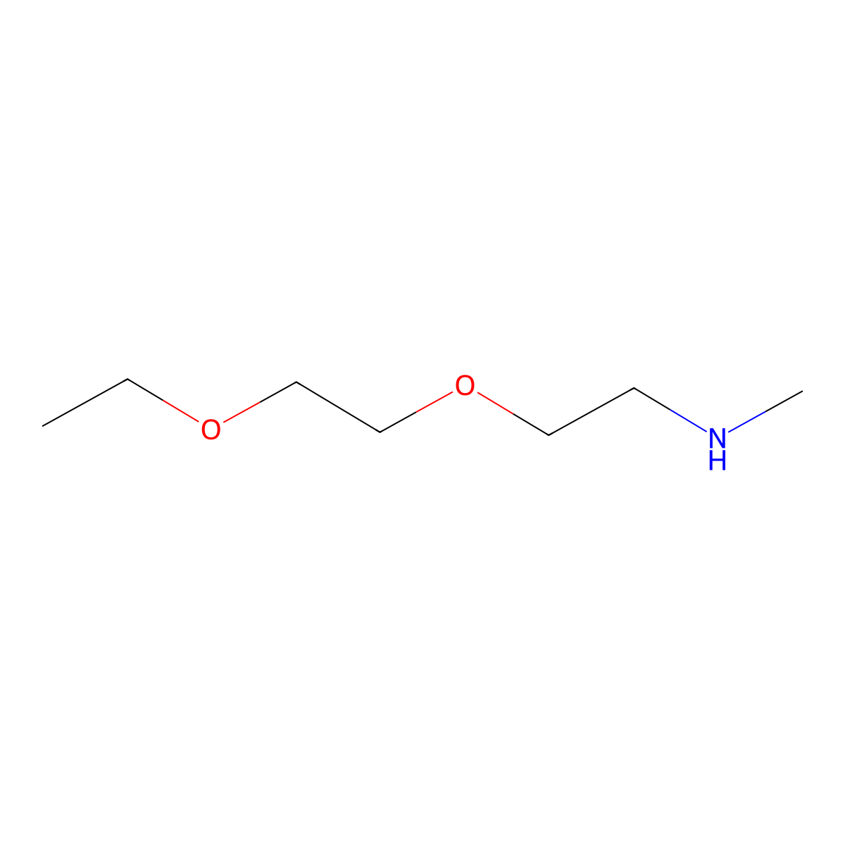 [2-(2-Ethoxyethoxy)ethyl](methyl)amine molecular structure, CAS 1250062-91-9