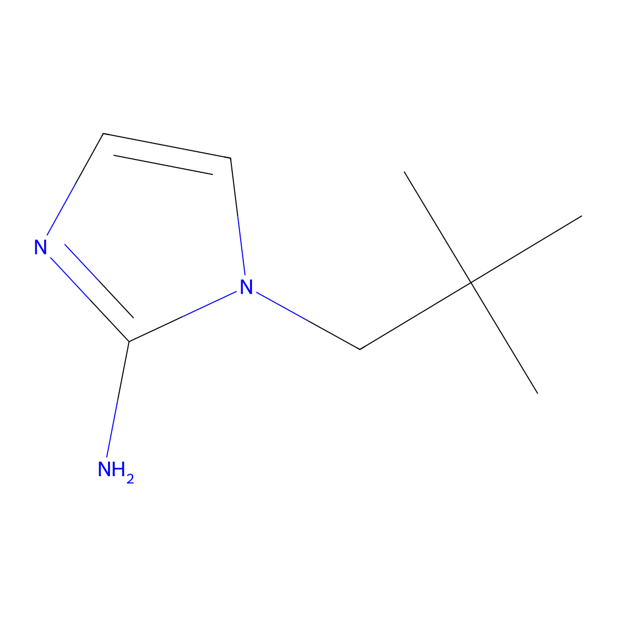 1-Neopentyl-1h-imidazol-2-amine molecular structure, CAS 1250064-49-3