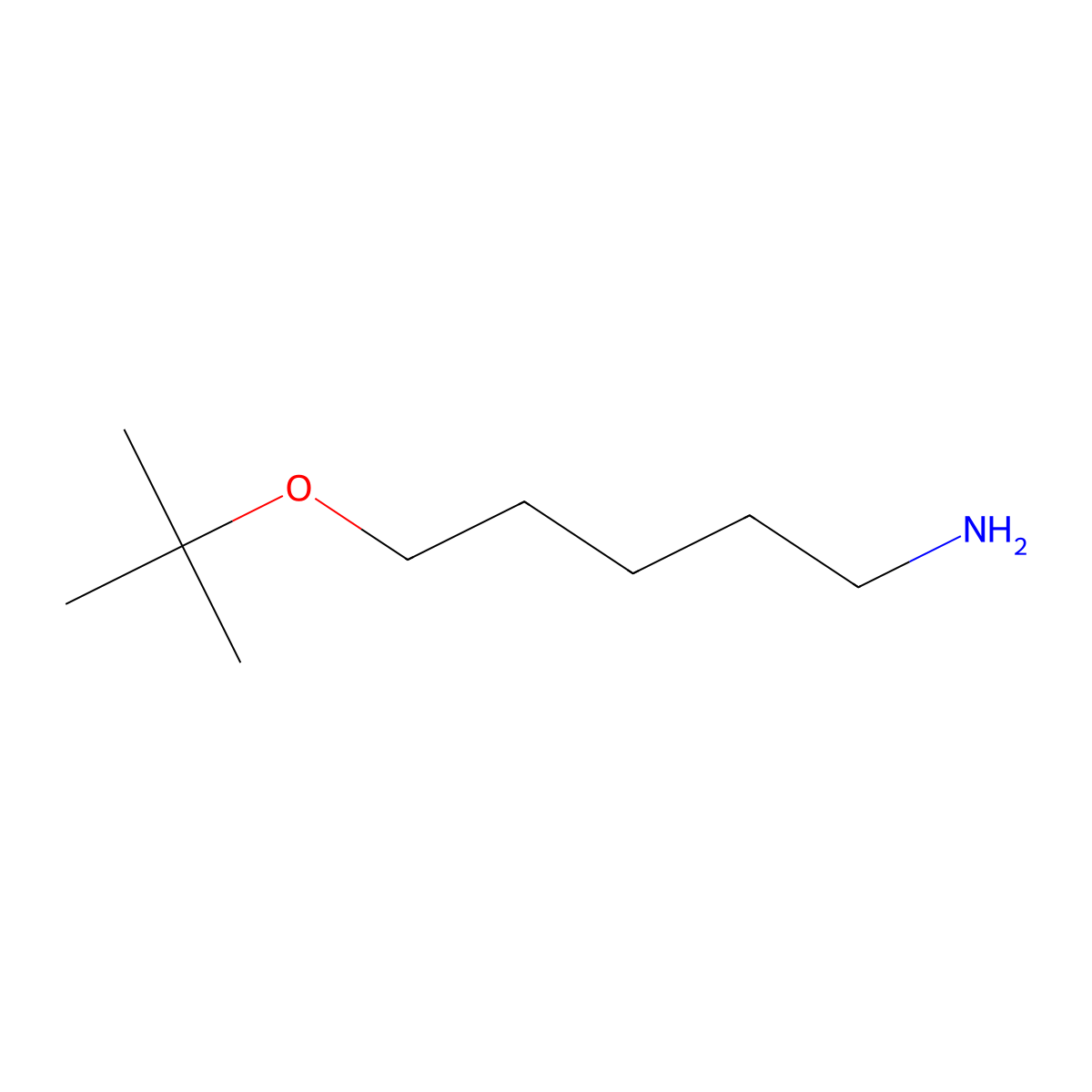 5-(Tert-butoxy)pentan-1-amine molecular structure, CAS 1250068-11-1