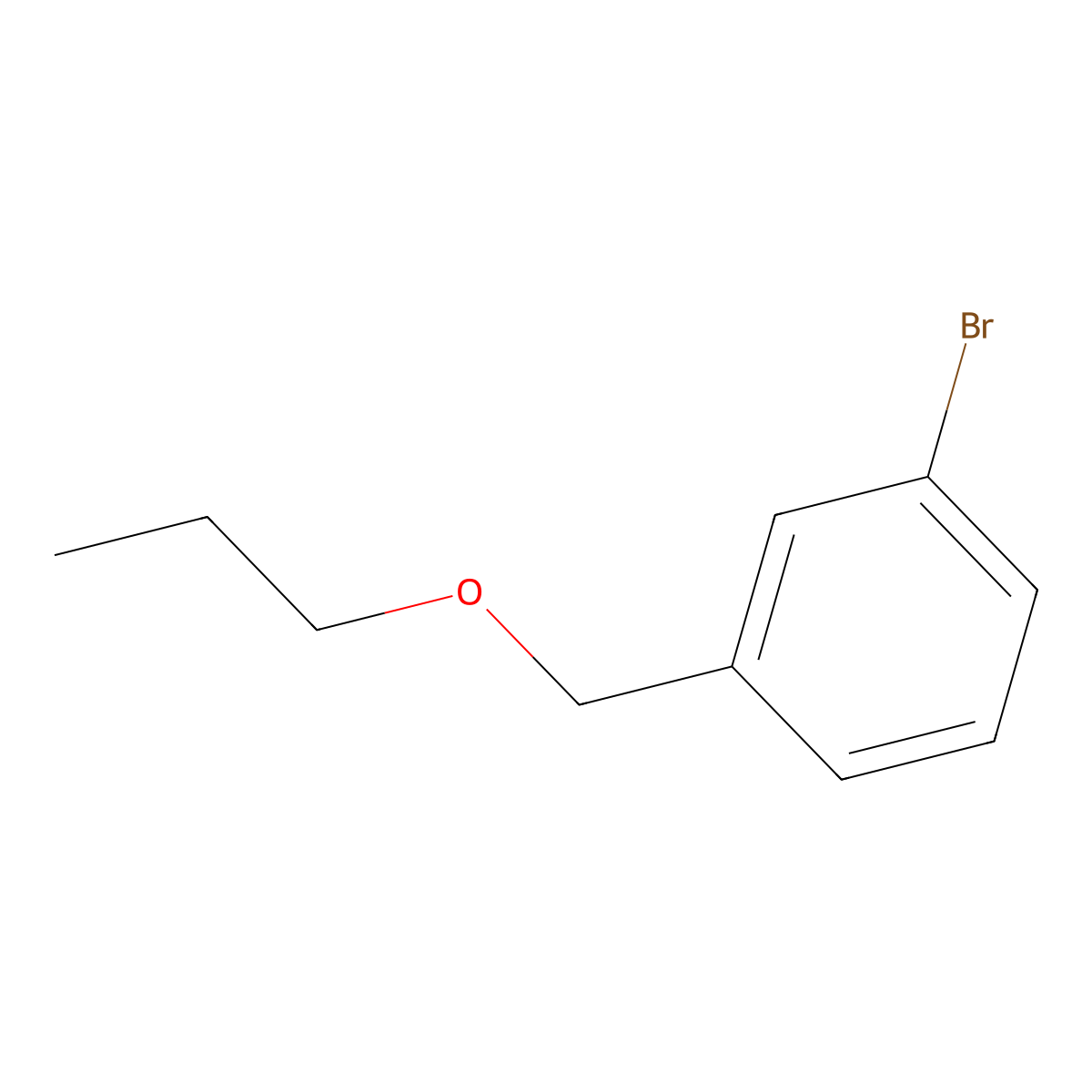 1-Bromo-3-[(n-propyloxy)methyl]benzene molecular structure, CAS 1250085-85-8