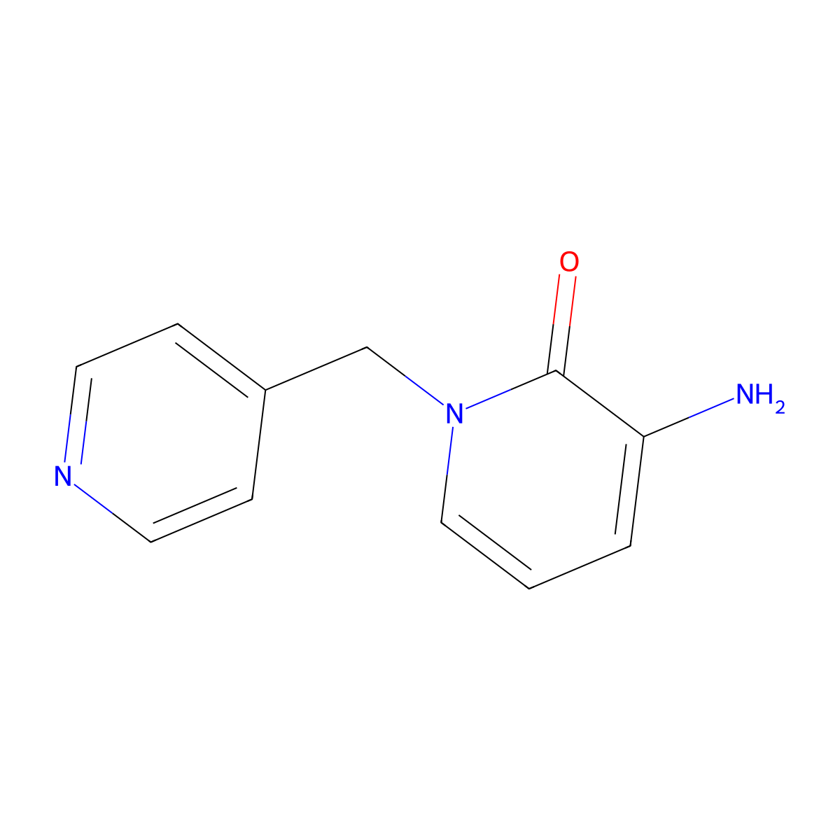 3-Amino-1-(pyridin-4-ylmethyl)pyridin-2(1h)-one molecular structure, CAS 1250140-50-1