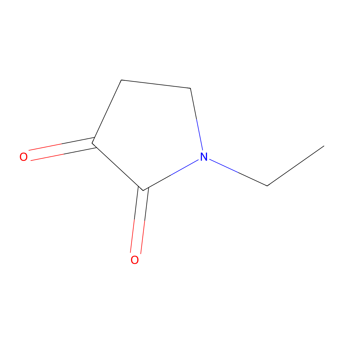 1-Ethylpyrrolidine-2,3-dione molecular structure, CAS 1250145-71-1