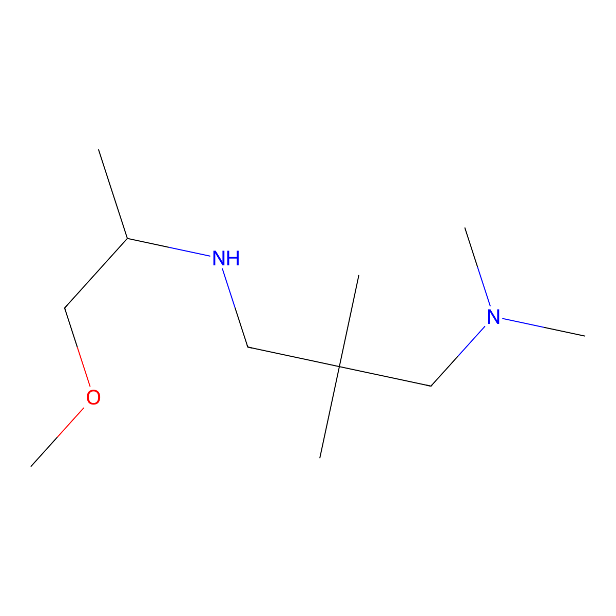 [3-(Dimethylamino)-2,2-dimethylpropyl](1-methoxypropan-2-yl)amine molecular structure, CAS 1250172-41-8