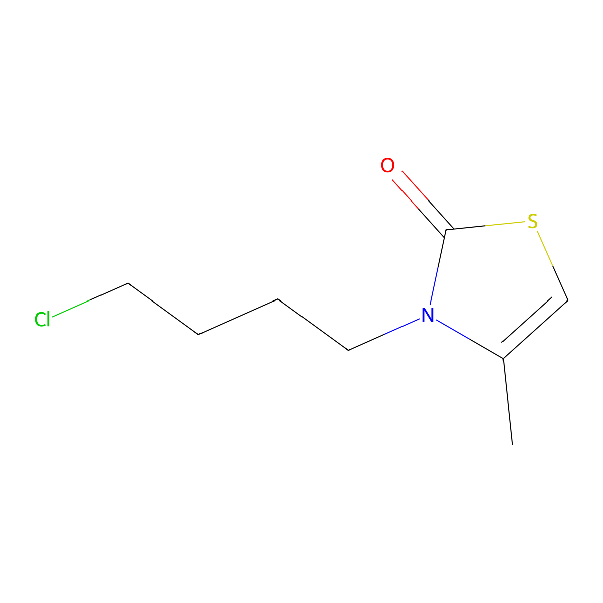 3-(4-Chlorobutyl)-4-methylthiazol-2(3h)-one molecular structure, CAS 1250185-05-7