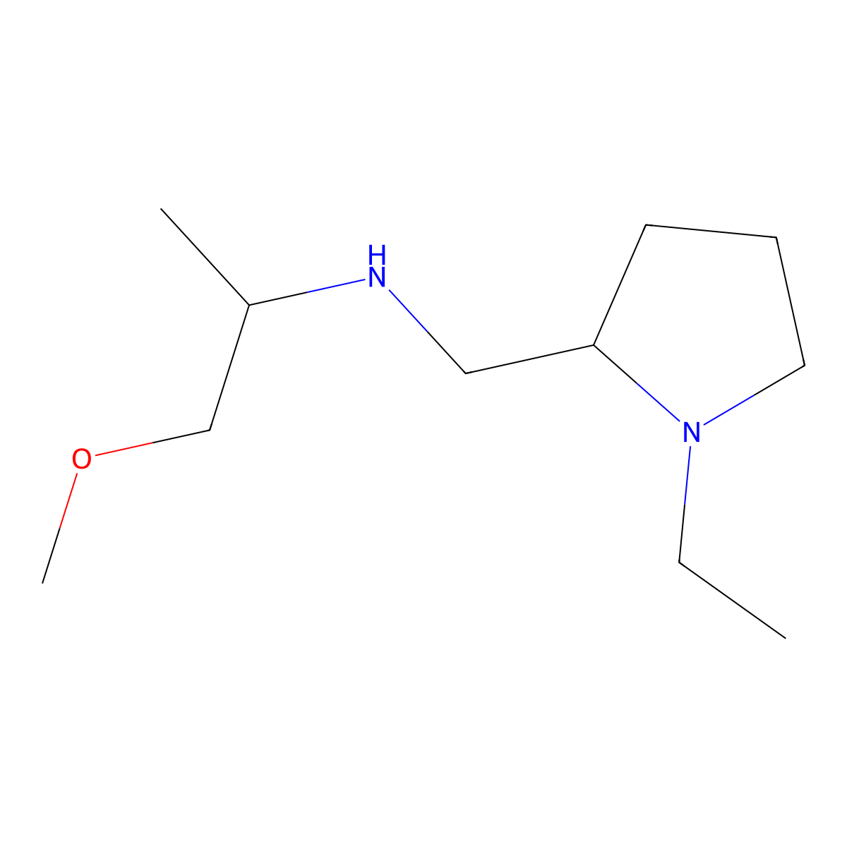 [(1-Ethylpyrrolidin-2-yl)methyl](1-methoxypropan-2-yl)amine molecular structure, CAS 1250188-01-2
