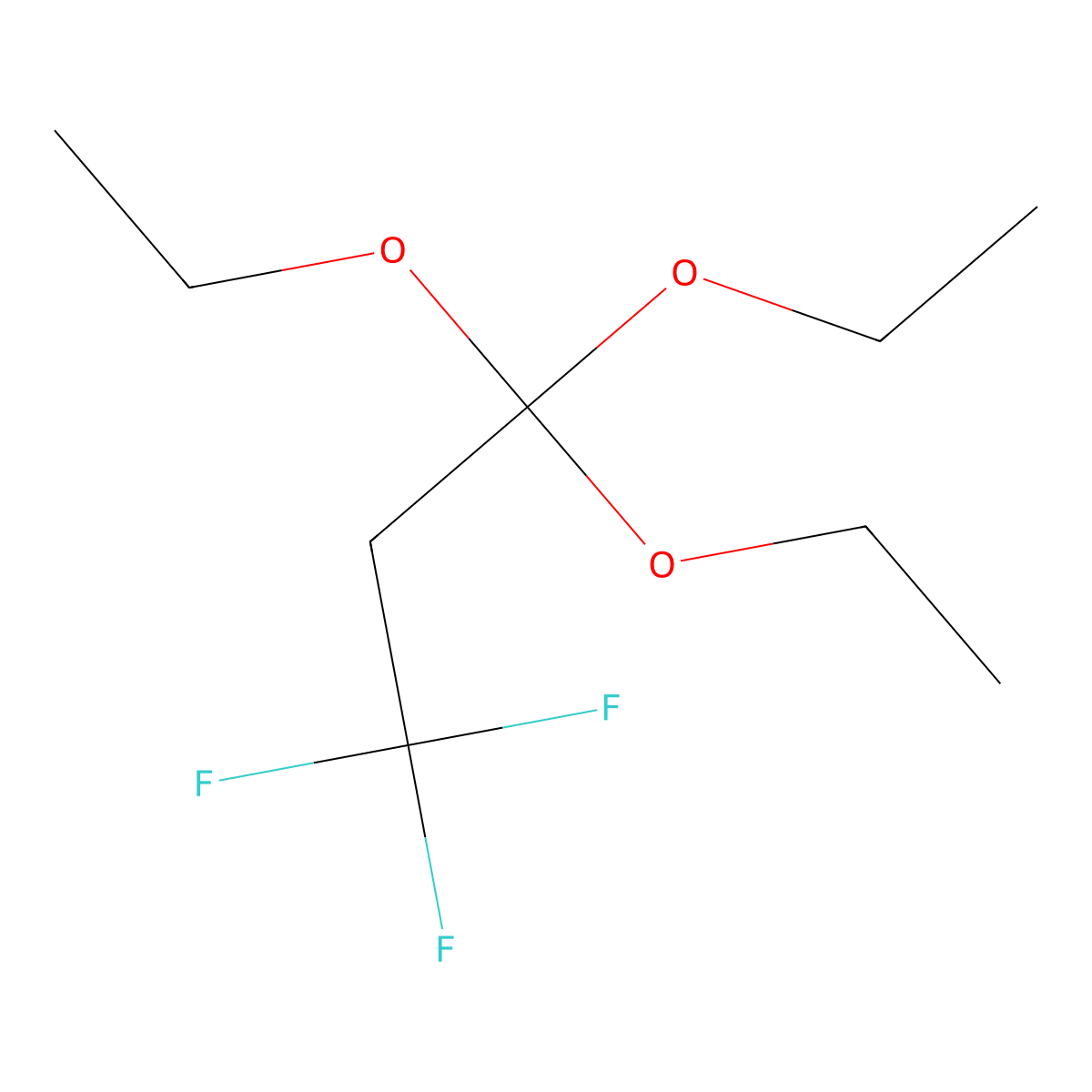 1,1,1-Triethoxy-3,3,3-trifluoropropane molecular structure, CAS 1250193-11-3