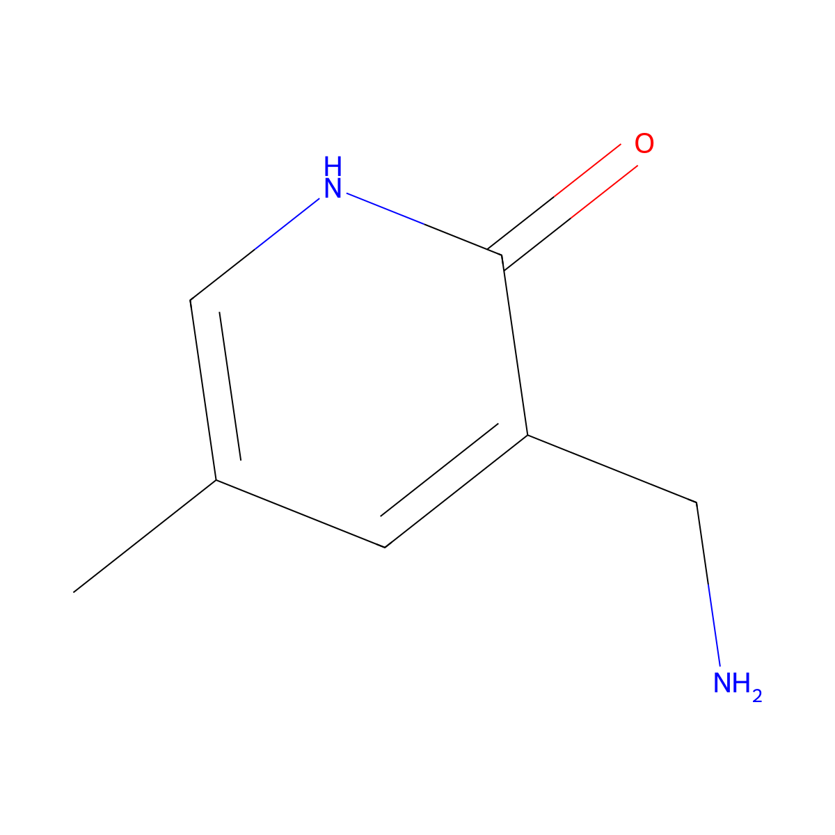 3-(Aminomethyl)-5-methylpyridin-2-ol molecular structure, CAS 1250194-21-8