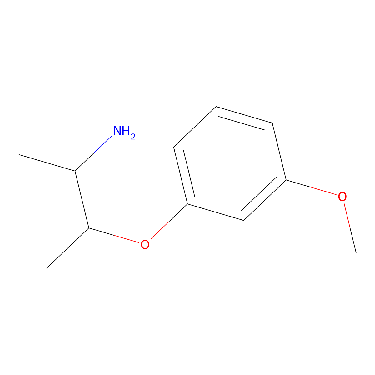 3-(3-Methoxyphenoxy)butan-2-amine molecular structure, CAS 1250221-15-8