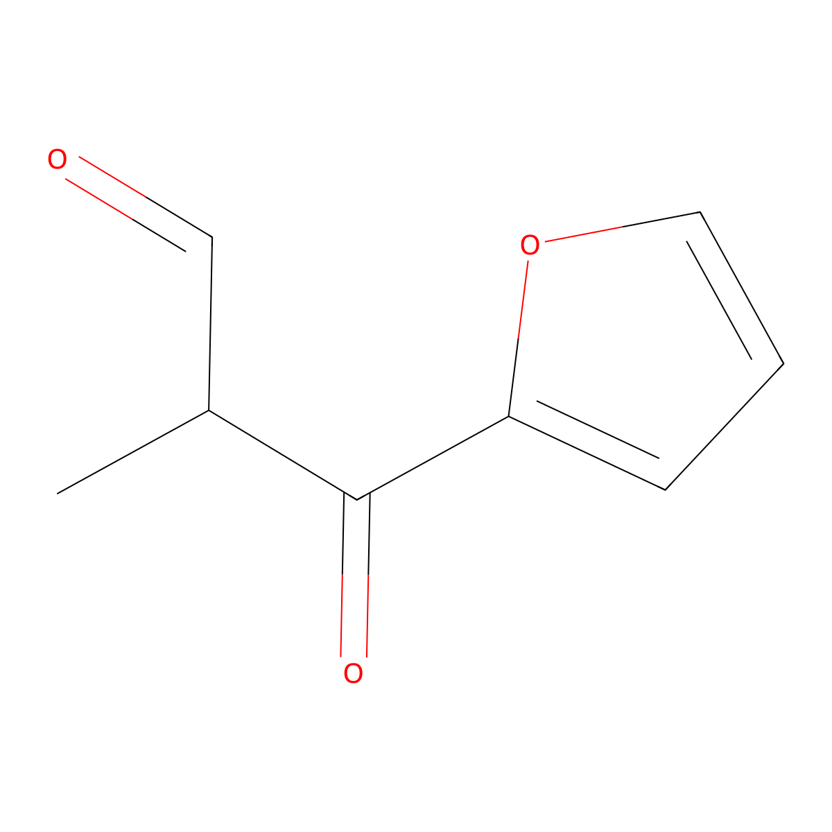 3-(Furan-2-yl)-2-methyl-3-oxopropanal molecular structure, CAS 1250242-78-4