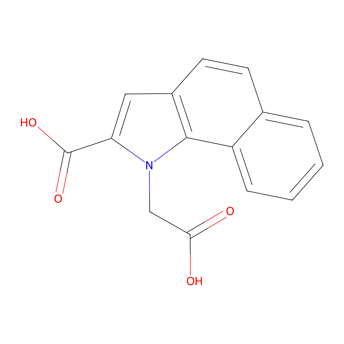 1-(Carboxymethyl)-1H-benzo[g]indole-2-carboxylic acid molecular structure, CAS 1250273-31-4