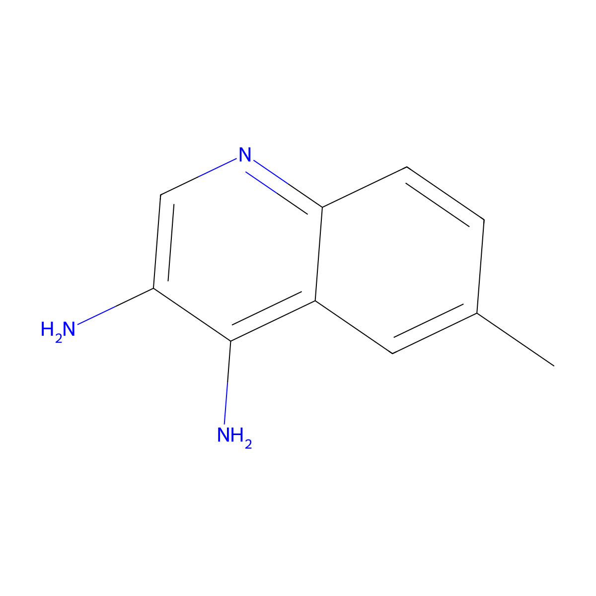 6-Methylquinoline-3,4-diamine molecular structure, CAS 125028-50-4