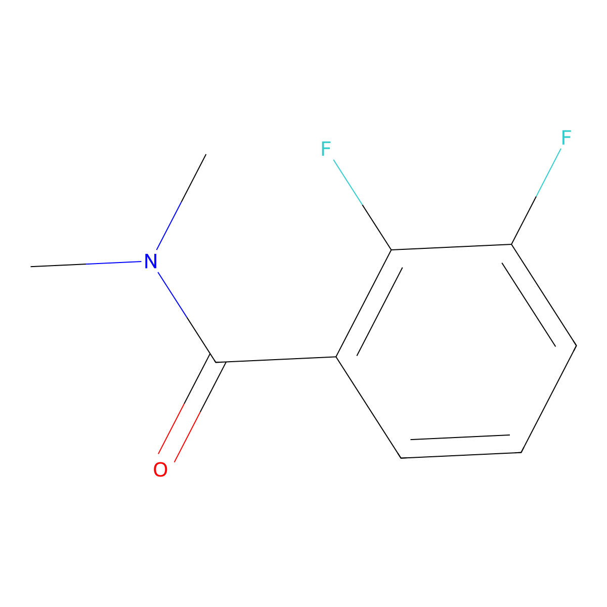 2,3-difluoro-N,N-dimethylbenzamide molecular structure, CAS 1250280-48-8