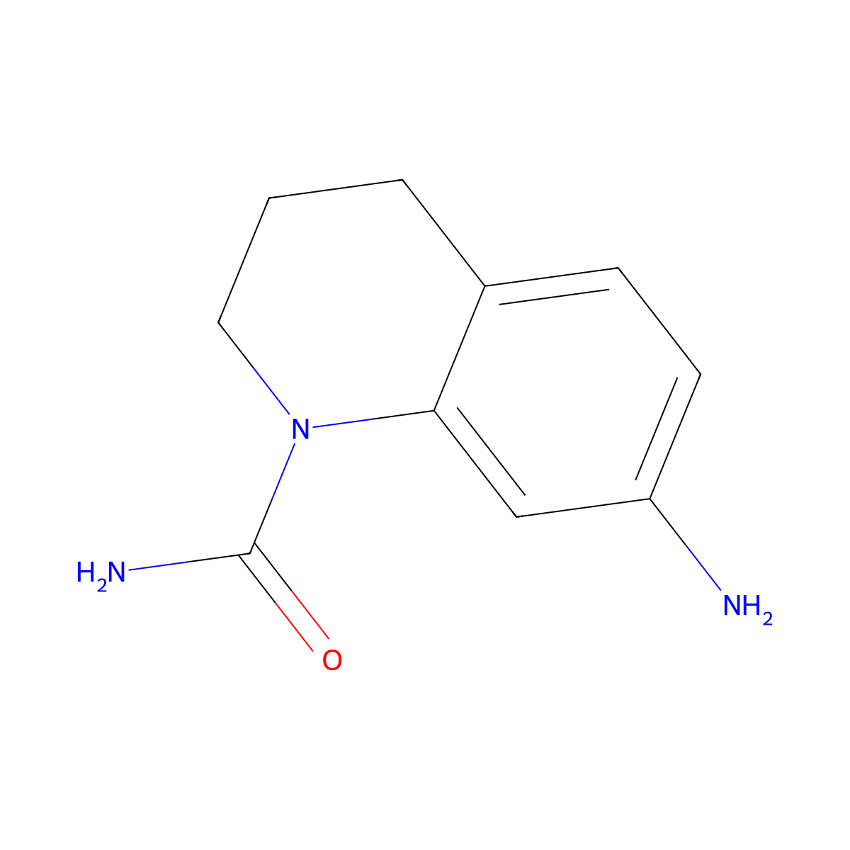 7-Amino-1,2,3,4-tetrahydroquinoline-1-carboxamide molecular structure, CAS 1250297-08-5