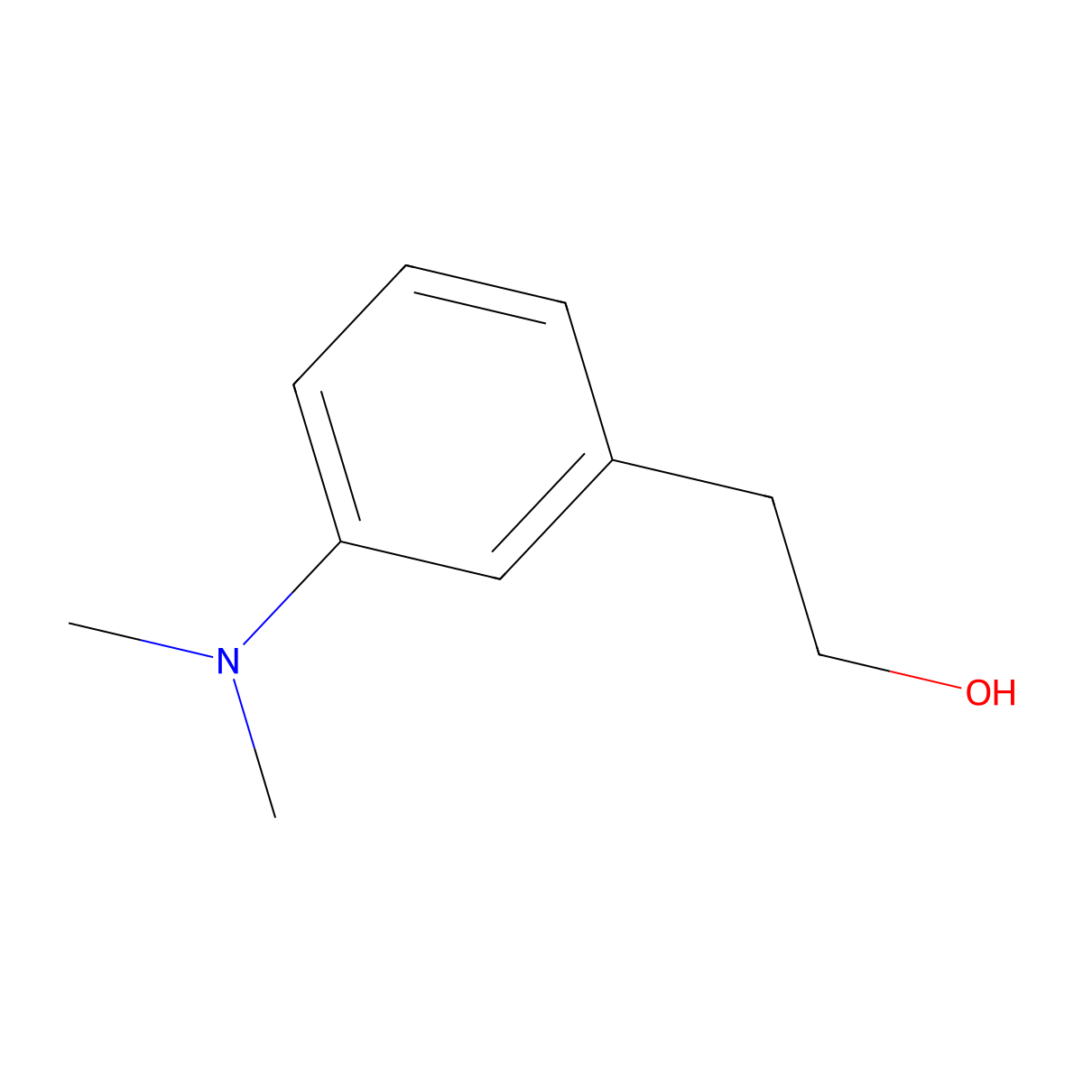 2-(3-(Dimethylamino)phenyl)ethanol molecular structure, CAS 125034-26-6