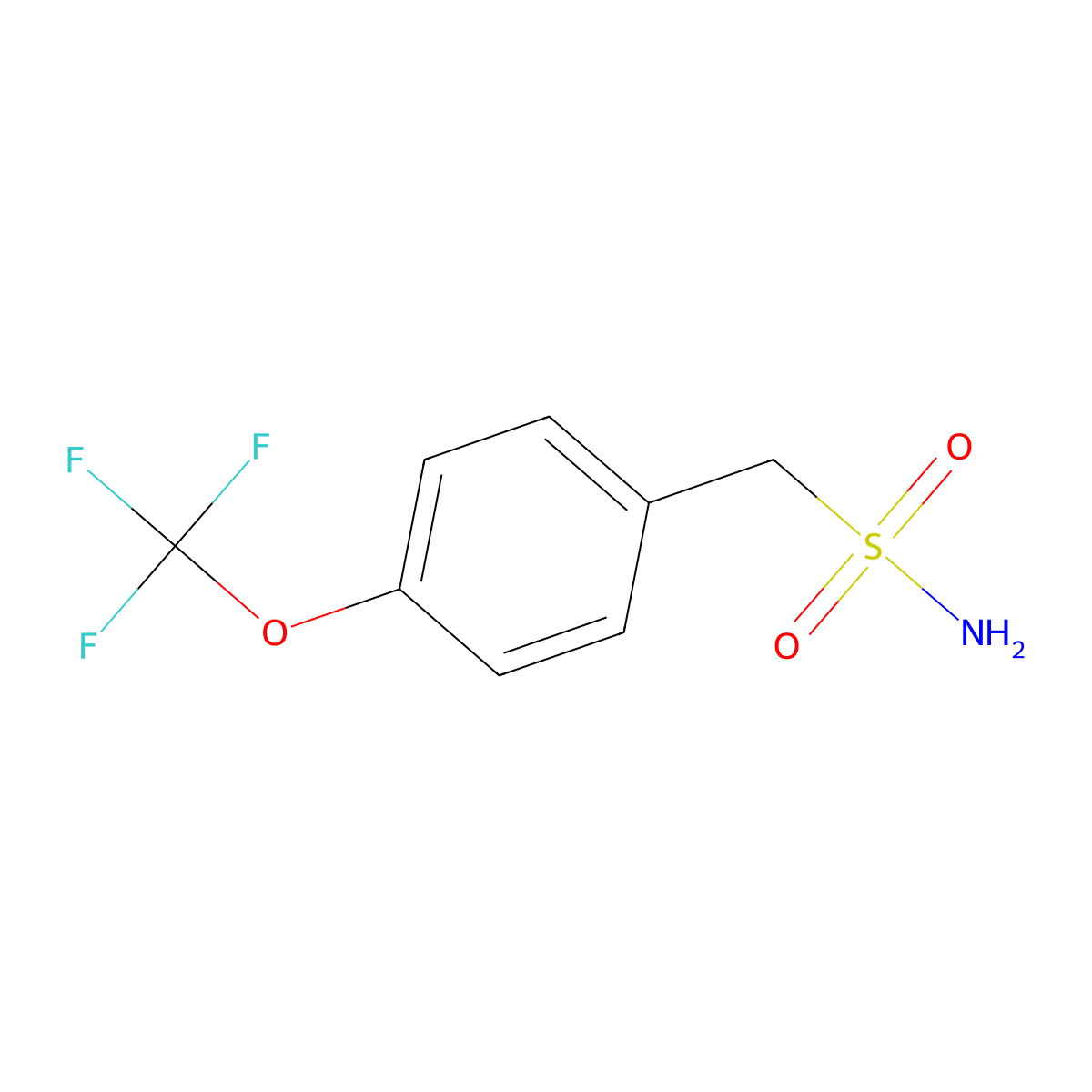 (4-(Trifluoromethoxy)phenyl)methanesulfonamide molecular structure, CAS 1250371-16-4