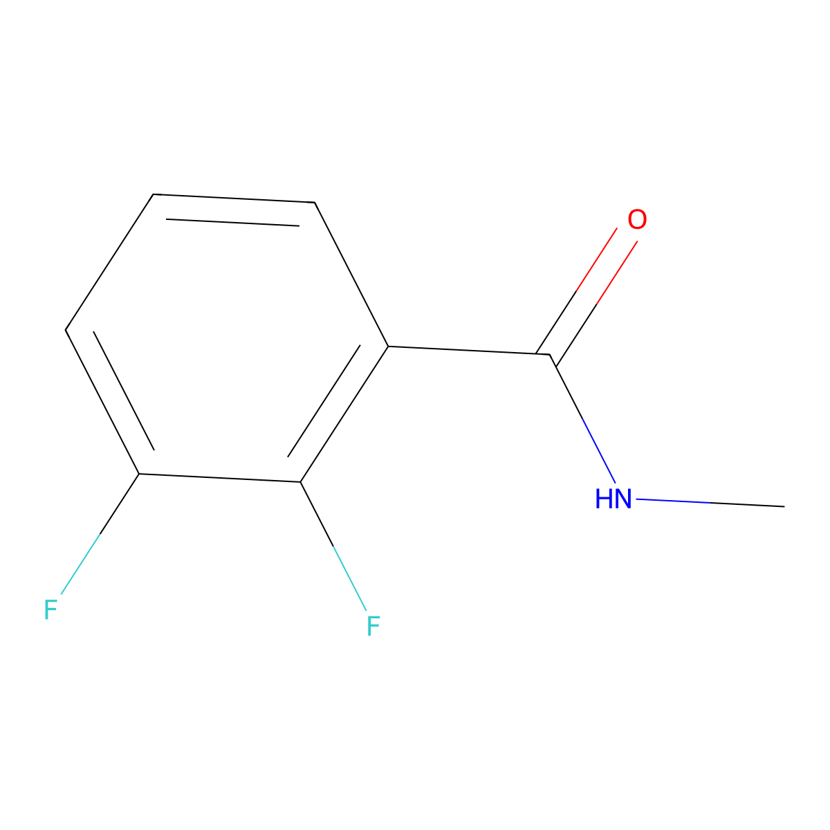 2,3-difluoro-N-methylbenzamide molecular structure, CAS 1250397-72-8