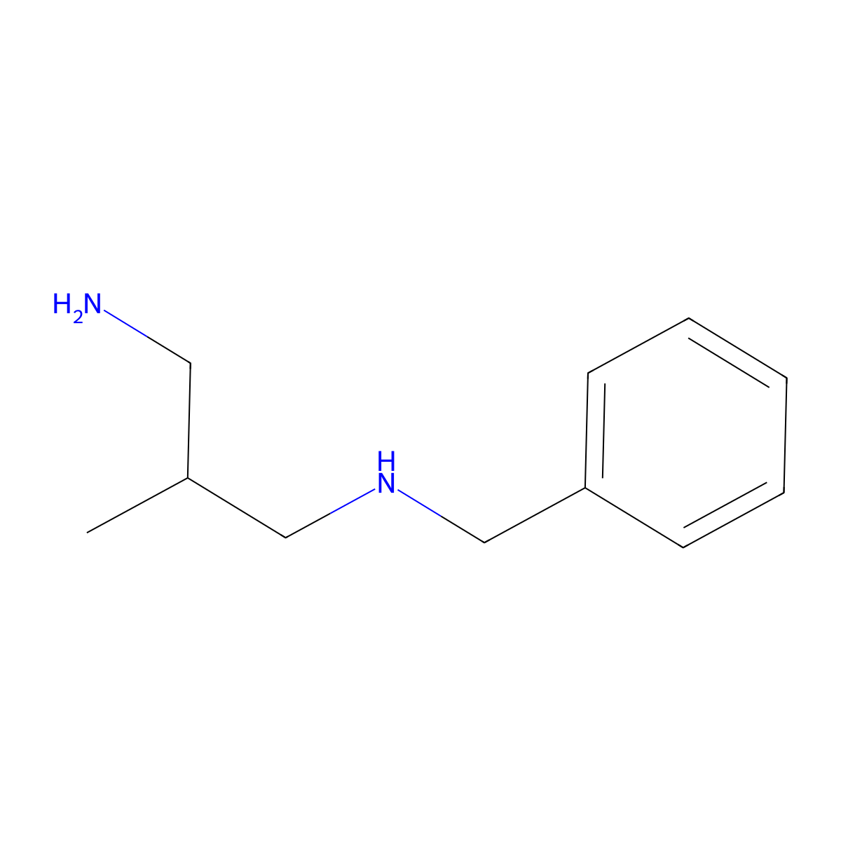 N-Benzyl-2-methyl-1,3-propanediamine molecular structure, CAS 1250405-19-6