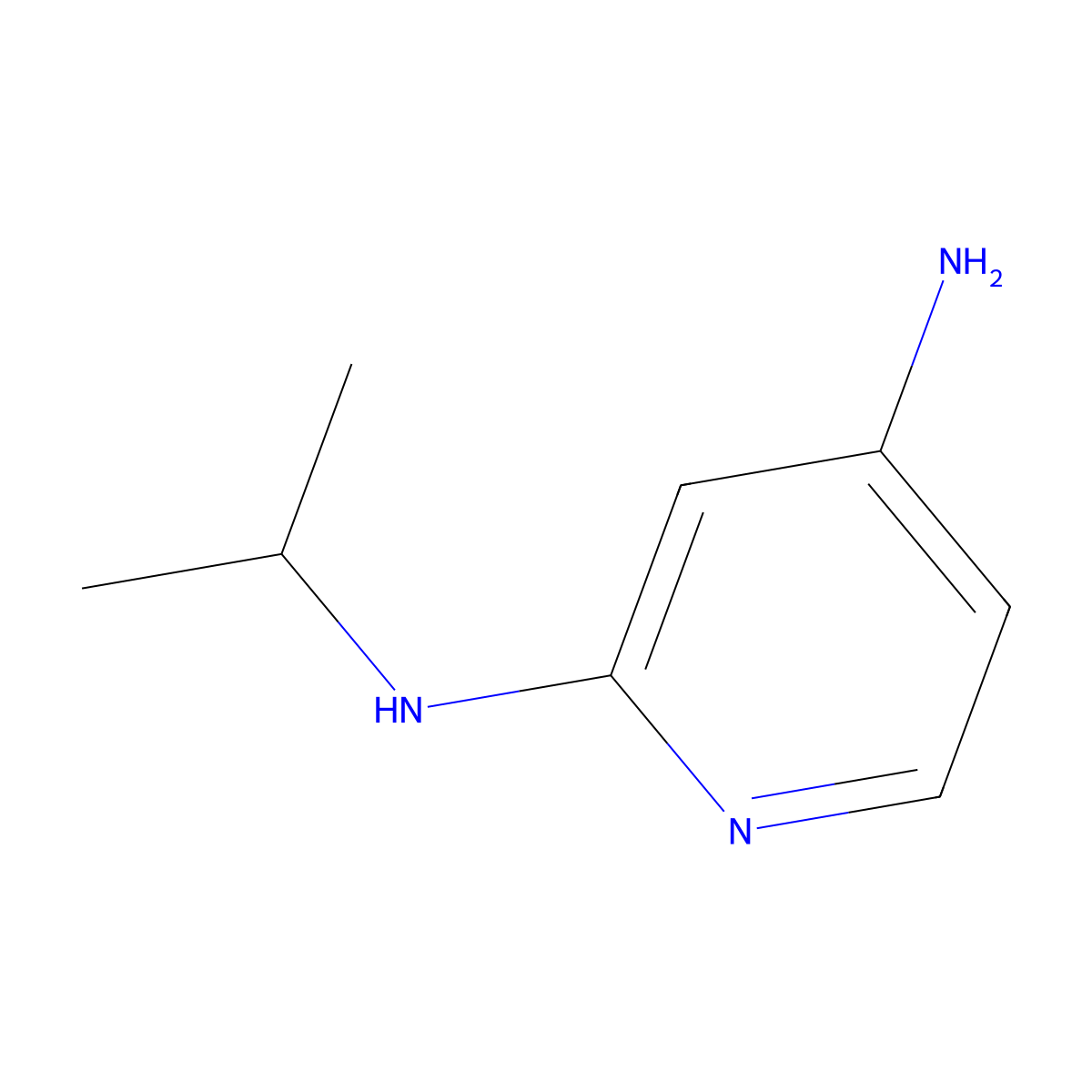 N2-isopropylpyridine-2,4-diamine molecular structure, CAS 1250407-50-1