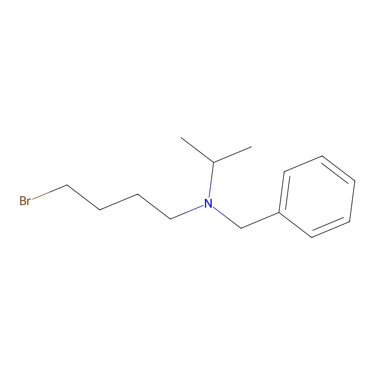 Benzyl(4-bromobutyl)(propan-2-yl)amine molecular structure, CAS 1250407-65-8