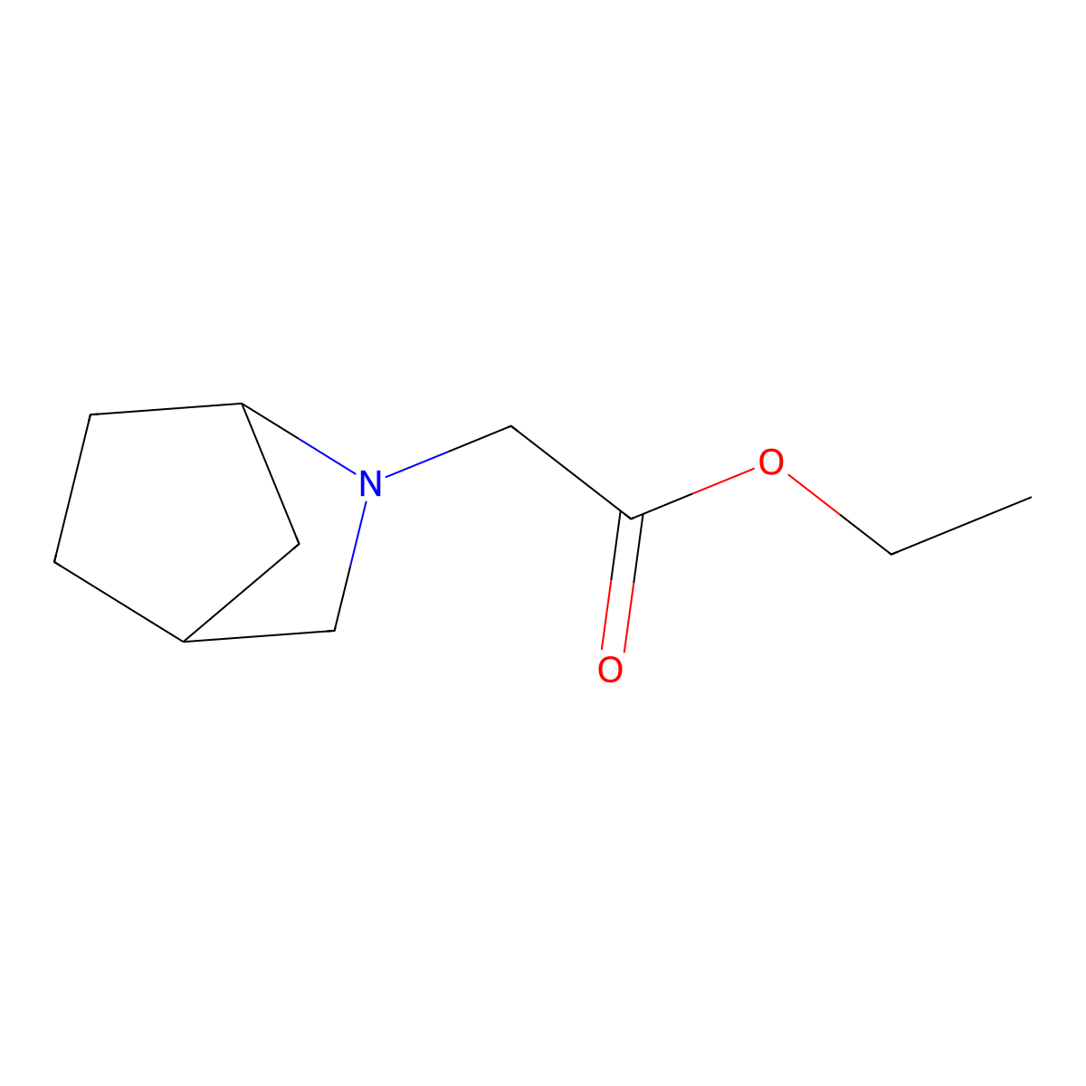 Ethyl 2-(2-azabicyclo[2.2.1]heptan-2-yl)acetate molecular structure, CAS 1250423-37-0
