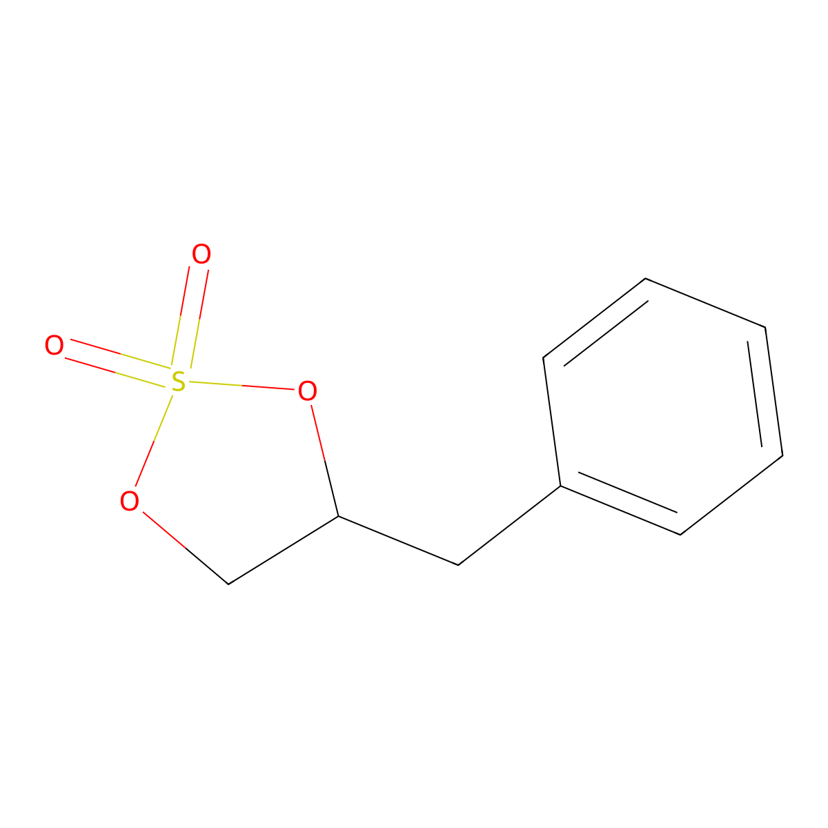 (4R)-4-benzyl-1,3,2lambda6-dioxathiolane-2,2-dione molecular structure, CAS 125043-36-9