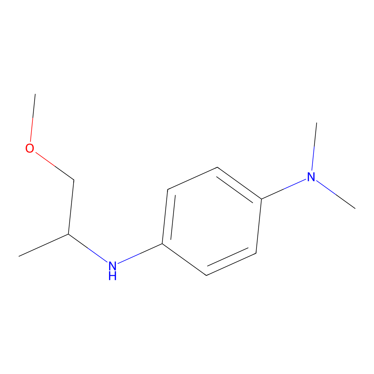 n1-(1-Methoxypropan-2-yl)-n4,n4-dimethylbenzene-1,4-diamine molecular structure, CAS 1250502-15-8