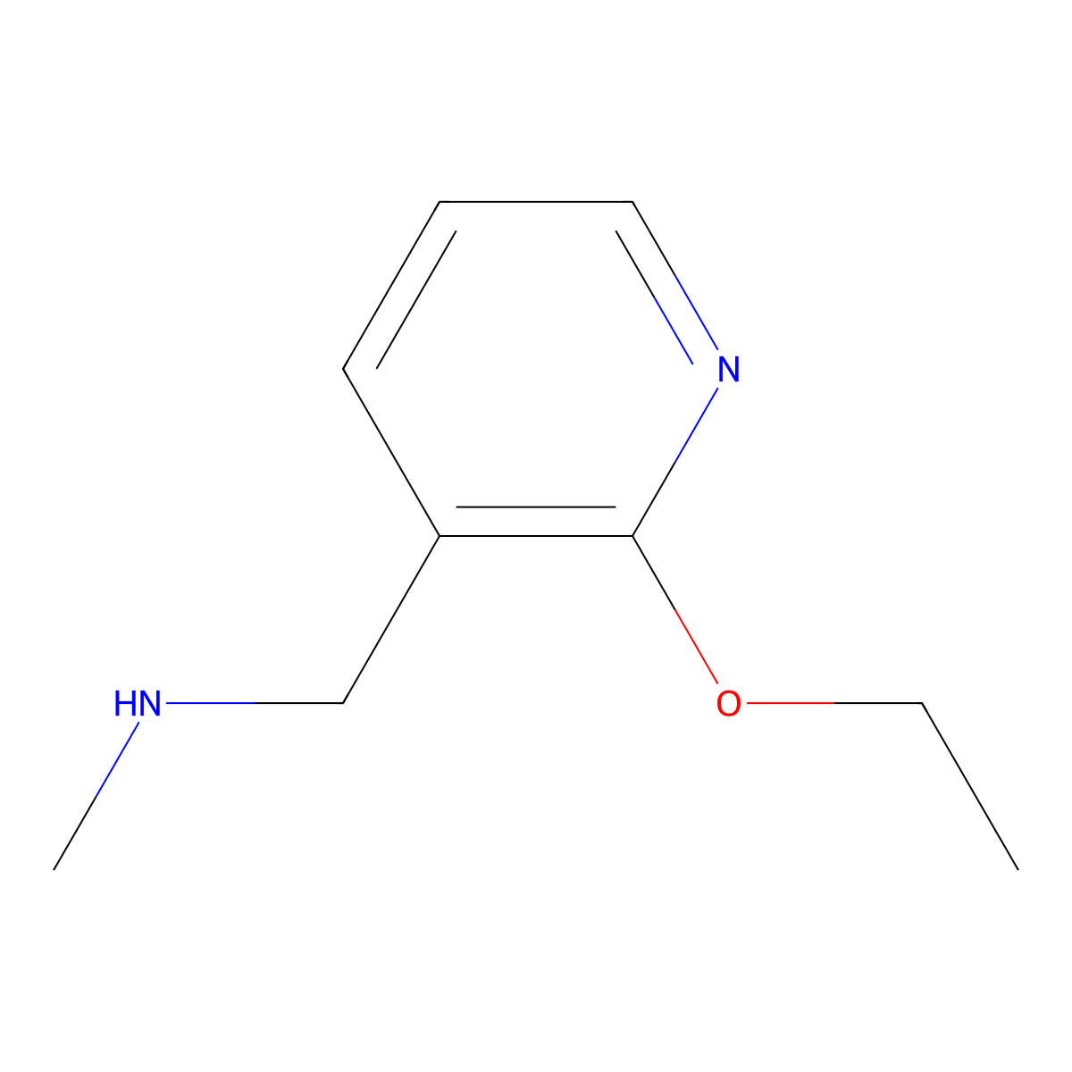 [(2-Ethoxypyridin-3-YL)methyl](methyl)amine molecular structure, CAS 1250551-83-7