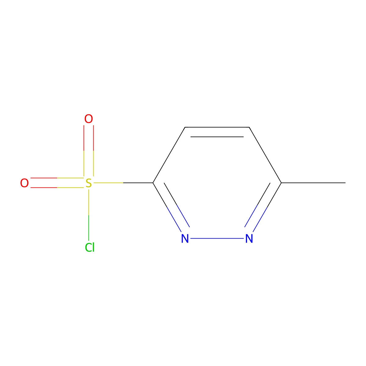 6-Methylpyridazine-3-sulfonyl chloride molecular structure, CAS 1250556-77-4